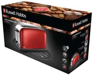 Russell Hobbs Toaster 21391-56 Flame Red 1000W Functie de Decongelare - Img 10