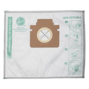 Sac aspirator Hoover H89, microfibra, filtru EPA, carbune activ, 4 bucati