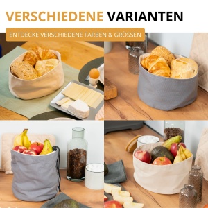 Sac de Paine Westmark Oval, 25 x 18 cm, Culoare Hellbeige, Material Bumbac si Poliester - Img 8