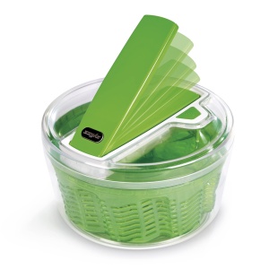 Salatiera cu uscator Zyliss Swift Dry E940013, 6L, Plastic, Verde, AquaVent - Img 6