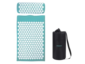 Saltea de acupresiune Beper C301ACC001 cu 7000 puncte, din bumbac, cu sac de transport