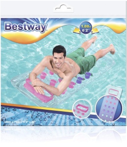 Saltea gonflabila Bestway Fashion Lounge 188 x 71 cm, 90 kg, cu fereastra - Img 5