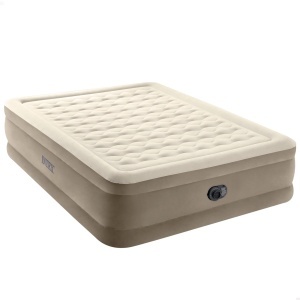 Saltea gonflabila Intex Queen Ultra-Plusch 152x203 cm cu pompa electrica