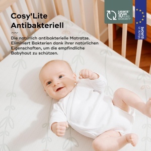 Saltea pentru bebelusi Babymoov CosyLite 70x140 cm, Antibacteriana, 10 cm - Img 2