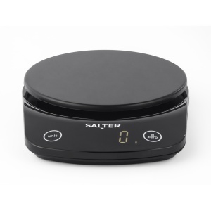 Salter 1074 BKDR Cantar electronic de bucatarie - Cantar digital de copt cu bol de 1,8 litri sigur pentru masina de spalat vase, capacitate maxima de greutate de 5 kg, functie zero/tara, masoara lichide in ml/fl. OZ, Negru - Img 6