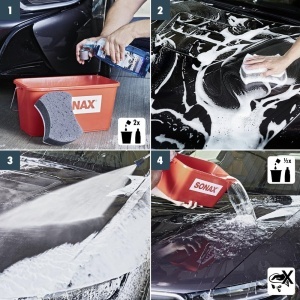 Sampon Auto SONAX XTREME 2 in 1, 1 Litru, Concentrat pentru Curatare si Uscare - Img 5