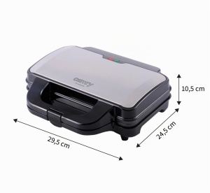 Sandwich Maker ADLER Camry XL, 1300 W, 2 sandwichuri, design compact - Img 6