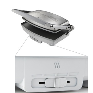 Sandwich Maker Breville VST071X, DuraCeramic, 2-3 sandwichuri, inox - Img 3