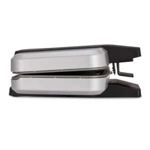Sandwich maker Cloer 6259 900 W pentru 2 paine prajita impartite in diagonala paine prajita americana umpluturi XXL argintiu - Img 3