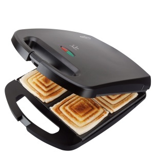 Sandwich Toaster Jata SW546 pentru 4 Sandwich-uri, Antiaderent, Compact - Img 4