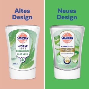 Sapun lichid Sagrotan Aloe Vera, 5 x 250 ml, pentru dozator automat - Img 8