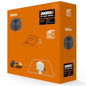 Sarma de delimitare pentru gazon WORX WA0177, 200m, robusta
