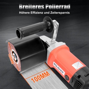 Satinier cu perie HYCHIKA 1400W, variator de viteza 600-3600RPM, multifunctional - Img 3