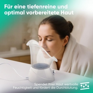 Sauna faciala Clatronic GS 3656 cu inhalator, 3 trepte de vaporizare, aroma inclusa - Img 4