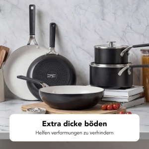 Sauteuse KitchenAid 28 cm, 4,28 L, Negru, Antiaderent, Inductie - Img 2