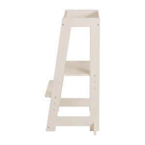 Scara de invatare Lernturm Monti Step - Tritthocker pentru copii, 80 kg, lemn Cashmere - Img 2