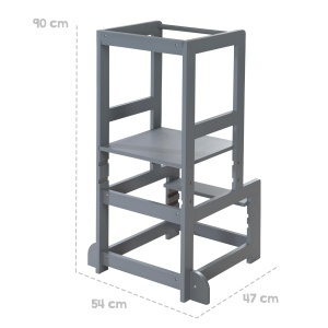 Scara pentru copii Lernturm Roba - Stabilitate, 80 kg, Culoare Anthrazit - Img 5