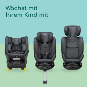 Scaun auto Bebeconfort EvolveFix Plus i-Size, 0-12 ani, 40-150 cm, Negru - Img 3