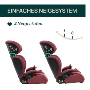 Scaun auto Chicco Quizy Lite i-Size 3-12 ani 15-36 kg rosu reglabil - Img 3