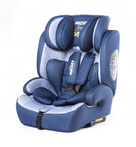 Scaun auto copii Tataway Disney Mickey Mouse, ISOFIX, 76-150 cm, Albastru - Img 5