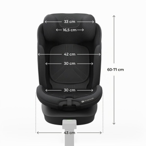 Scaun auto Kinderkraft I-360 4-in-1, pentru copii 0-12 ani, negru - Img 13
