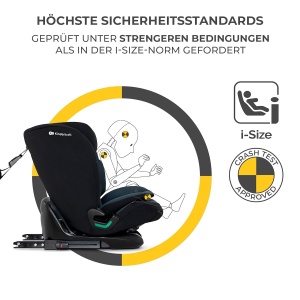 Scaun auto Kinderkraft ONETO3 i-Size 76-150 cm, 9-36 kg, Negru - Img 4