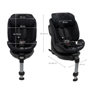 Scaun auto Kinderkraft XRIDER2 I-SIZE 40-150 cm, 5-Puncte, Negru - Img 15