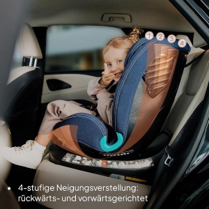Scaun auto Lionelo Bastiaan i-Size 360, pentru copii 40-150 cm, cu ISOFIX - Img 7