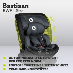 Scaun Auto Lionelo Bastiaan RWF 0-36 kg Rotire 360deg ISOFIX i-Size R129 - Img 5