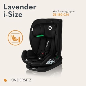Scaun Auto LIONELO LAVENDER I-SIZE pentru copii 76-150 cm, cu ISOFIX - Img 2