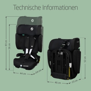 Scaun auto Maxi-Cosi Nomad XL Plus, 9-36 kg, compact, cu protectie laterala, negru - Img 8