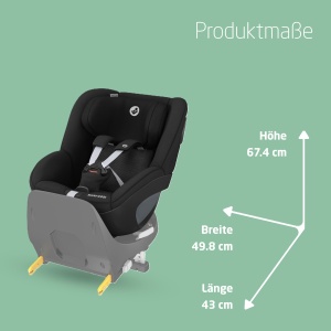 Scaun auto Maxi-Cosi Pearl 360, 61-105 cm, Negru - Img 13