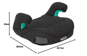 Scaun auto pentru copii Graco Booster Max R129, 137-150 cm, negru - Img 8