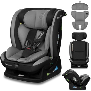 Scaun auto pentru copii LIONELO AART i-Size, 40-150 cm, cu suport pentru spate si ajustare cap