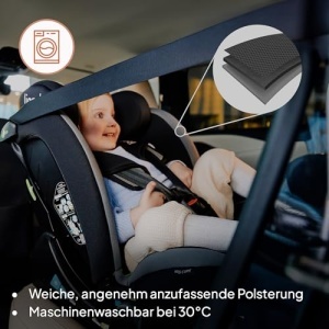 Scaun auto pentru copii LIONELO AART i-Size, 40-150 cm, cu suport pentru spate si ajustare cap - Img 11