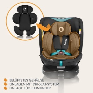 Scaun auto pentru copii LIONELO NAVY i-Size, 40-150 cm, rotativ 360, ISOFIX - Img 5