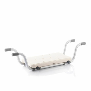 Scaun de dus 2 in 1 InnovaGoodsr scaun de dus antiderapant scaun de dus extensibil in 2 pozitii scaun de dus pentru varstnici maner fix scaun de dus M - Img 3