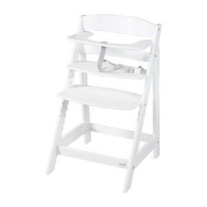 Scaun de masa Babyhochstuhl Sit Up Flex - din lemn, alb, ajustabil, pentru copii de la 6 luni