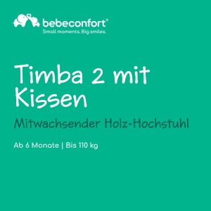 Scaun de masa Bebeconfort Timba 2, Ergonomic, Culoare Grey Mist, Pana la 110 kg - Img 2