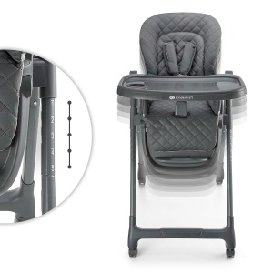 Scaun de masa Kinderkraft TULO 3-in-1, 5 inaltimi, gri - Img 3