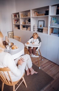 Scaun de masa pentru copii MoMi REKI 2-in-1, 6-36 luni, 5 puncte de siguranta - Img 12