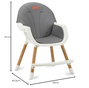 Scaun de masa pentru copii MoMi REKI 2-in-1, 6-36 luni, 5 puncte de siguranta - Img 22