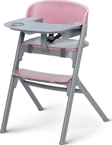 Scaun Inalt Kinderkraft LIVY, Ergonomic, 0-110 kg, Design Minimalist, Roz