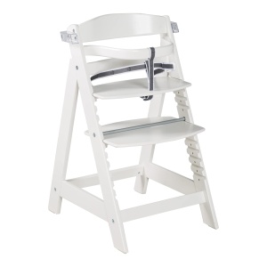 Scaun inalt pentru copii roba Sit Up Click Fun, alb, din lemn, cu suport detasabil - Img 8