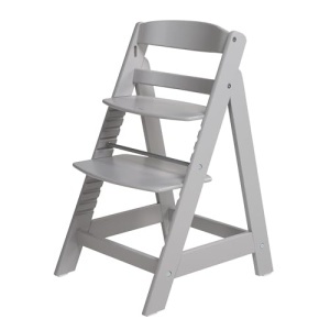 Scaun inalt pentru copii roba Sit Up III reglabil din lemn taupe pana la 50 kg - Img 3