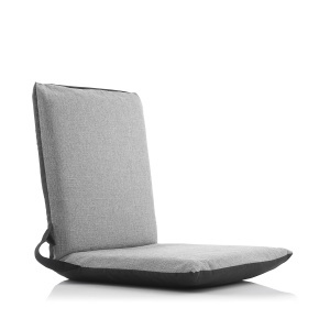 Scaun pliabil InnovaGoods Sitinel negru-gri spatar reglabil design modern