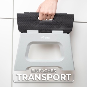 Scaun pliabil Vileda Tritthocker 23cm - capacitate 150kg, anti-alunecare - Img 4