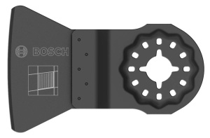 Schaber rigid Bosch HCS Starlock, 52 mm, multifunctional, pentru indepartarea mortarului si adezivului