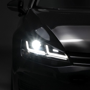 Scheinwerfer LED OSRAM LEDriving pentru VW Golf 7, Black Edition, 200 mai multa lumina - Img 5