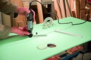 Scisor de cerc Dremel 678, accesoriu multifunctional, ajustabil, pentru gips-carton si lemn - Img 5